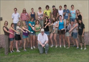 The 2010 Exeter excavation team.