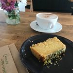 Vegan Lemon & Polenta Cake and a Chai Latte