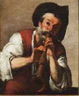 Bernardo Strozzi (Gênes, 1581/1582-Venise, 1644) Le Joueur de piffero (Il Pifferaio) Gênes, Galleria di Palazzo Rosso © Musei di Strada Nuova