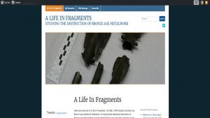 alifeinfragments blog page