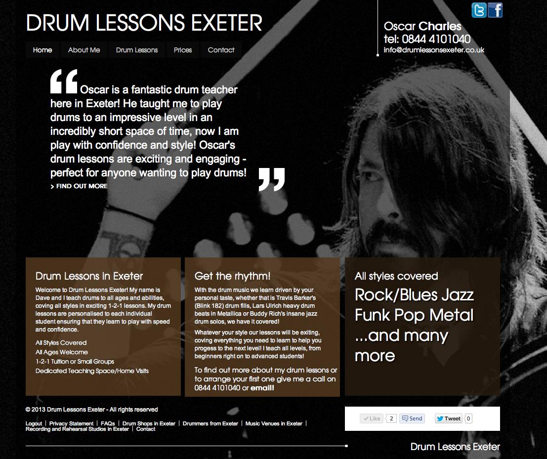 Drum Lessons Exeter