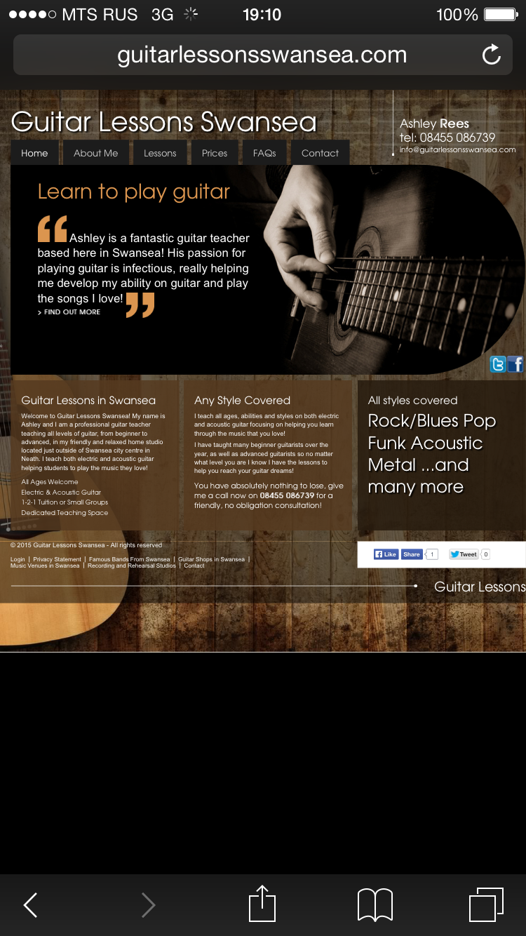 Guitar Lessons Swansea