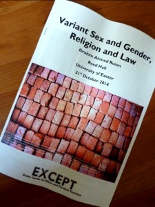 Variant sex and gender religion and law poster